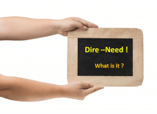 What Is A Dire Need ?